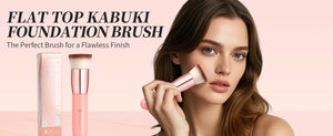 DUcare Foundation Brush Flat Top Kabuki Makeup Brushes Synthetic Hair Liquid Blending Mineral Powder Buffing Stippling Cosmetics